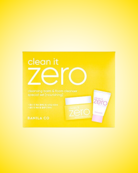 Clean it ZERO - Cleansing balm & foam cleanser special set [nourishing]