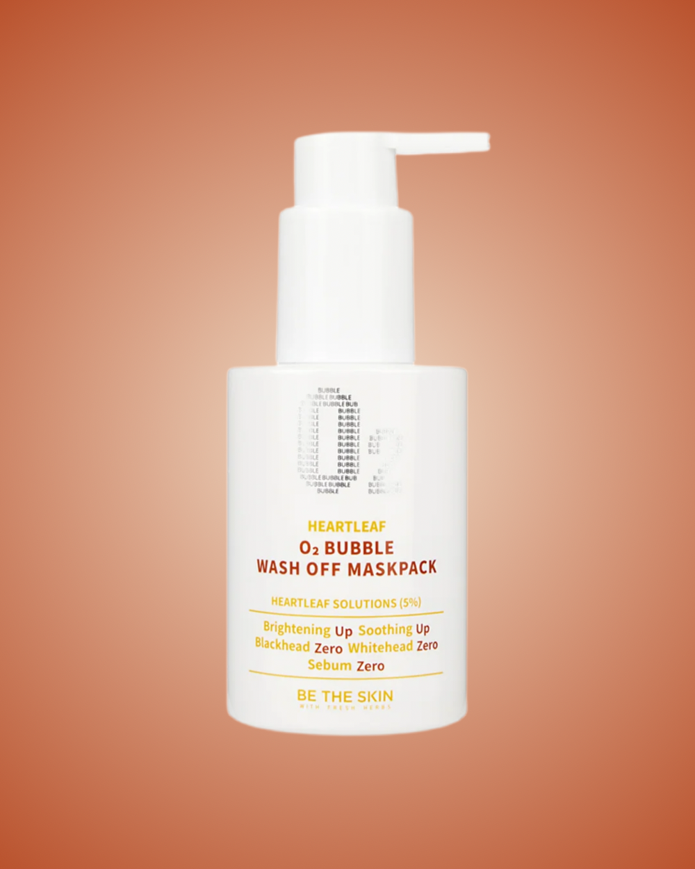 BE THE SKIN Heartleaf 02 Bubble Wash Off Mask Pack