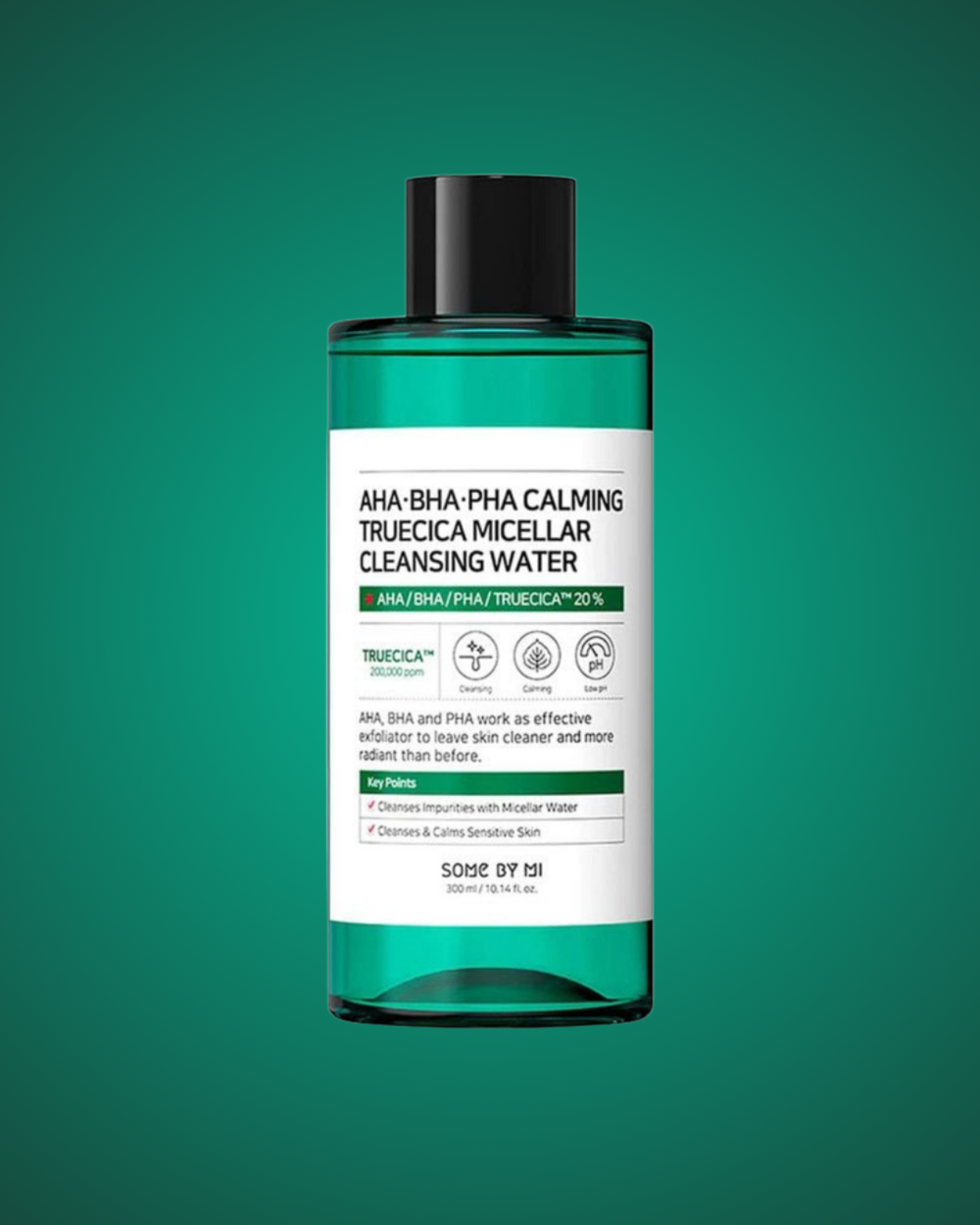 Some By Mi AHA BHA PHA Calming Truecica Micellar Cleansing Water