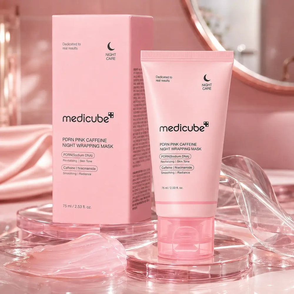Medicube PDRN Pink Caffeine Overnight Wrapping Mask 75ml 